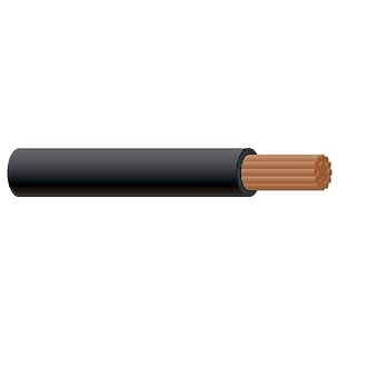 Single Core Cable 5mm Black 100m
