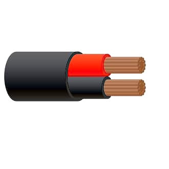 Twin Sheath Cable 5mm Red/Black 30m
