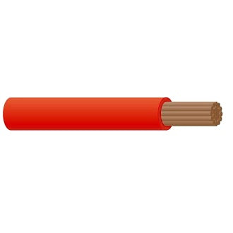 Single Core Cable 6mm Red 30m