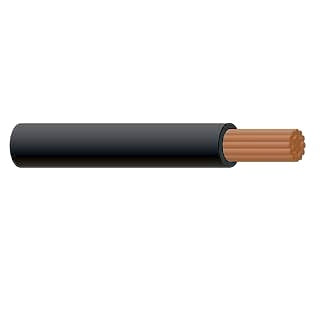 Single Core Cable 6mm Black 100m