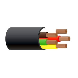 Trailer Cable 5 Core 2.5mm Black 30m