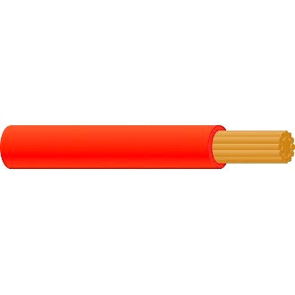 Battery Cable 00 B&S Red 10m