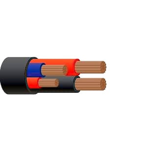 Composite Cable 4 Core 2 x 6 B&S 1 x 5mm Blue 1 x 4mm Red 30m