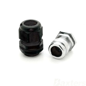 Conduit Cable Glands Nylon M20 x 10-14mm Pkt 36