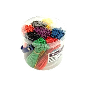 50 Pc Nylon Cable Tie Kit Mixed Colours Two Lengths