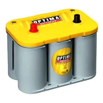 Battery Spiral AGM D34 750CCA 12V 55AH Deep Cycle Yellow Top