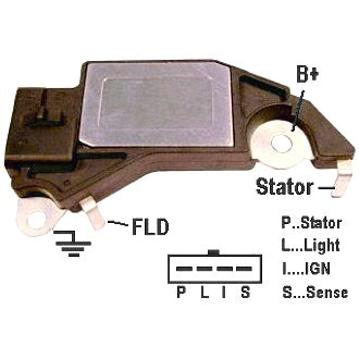 Regulator Delco Type 12V PLIS Suits Daewoo