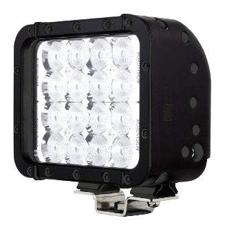 LED Work Lamp Flood 9-32V Sqaure 48W 16 LED IP68 2880lm Black Housing