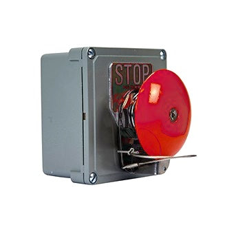 Emergency Stop Switch Push Pull NO+NC Contacts Metal Housing