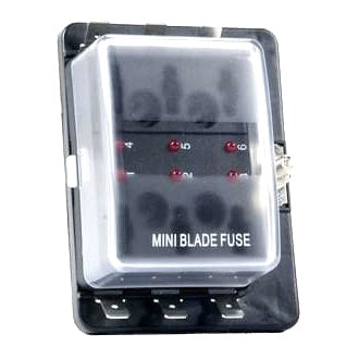 Fuse Box Mini Wedge Fuse Type 6 Block With LED Indicator Whe n Circuit Becomes Open