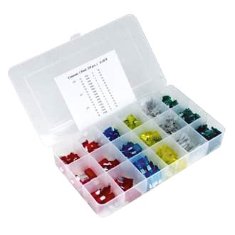 Fuse Kit 250 Pieces 100 x LP, 100 x Standard Blade 50 x Mini Blade Fuse