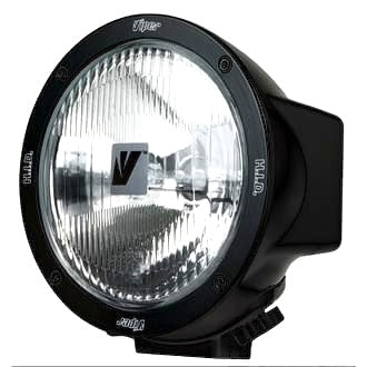 HID Driving Lamp 7in Spread 9-32V 3500lm 35W Black Housing Round with Clear Cover