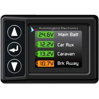 Hummingbird Wireless Remote Ba ttery Monitor, monitors up to 16 batteries