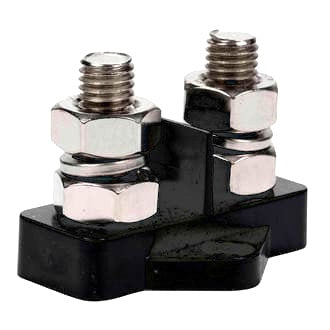 Insulated Dual 10mm Stud Black