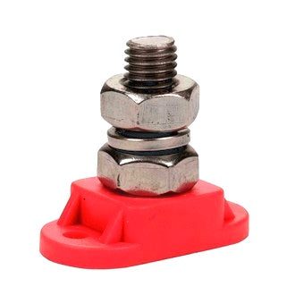 Insulated Stud 8mm Red