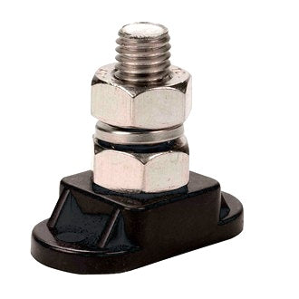 Insulated Stud 8mm Black