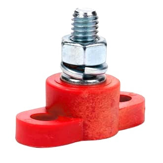Junction Block 10mm 250A Stud Type Red