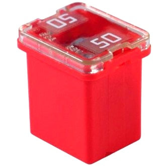 Fuse Link 58V 50A Low Profile JCase Red