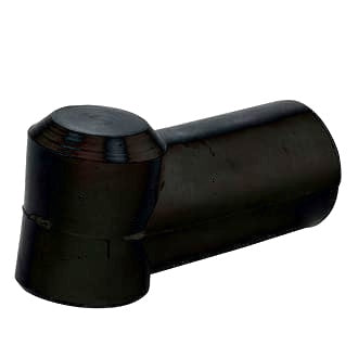 Insulator Terminal Cover Black 2 B&S Ring Flat Top EA
