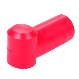 Insulator Terminal Cover Red 2 B&S Ring Flat Top EA