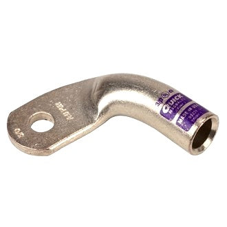 Cable Lug Tin Plated 95mm2 000 B&S Left Bend 90 Degree Each