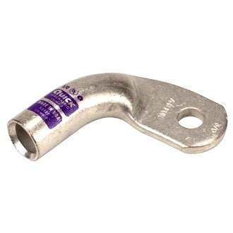 Cable Lug Tin Plated 95mm2 000 B&S Right Bend 90 Degree Each