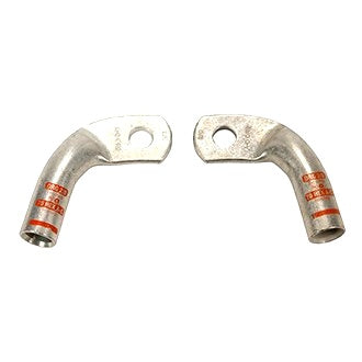 Cable Lug Tin Plated 50mm2 0 B&S Left Bend 90 Degree Each