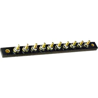 Terminal Block 10 Stud 193mm X 16mm X 21mm