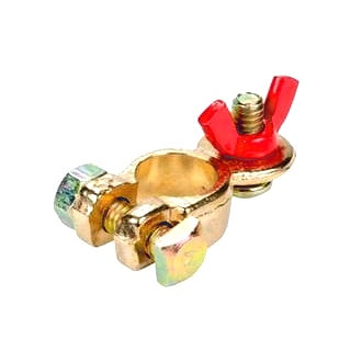 Wing Nut Type Brass Battery Terminal PMV Positive