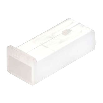 QK 1 Way Bare Plug Standard White