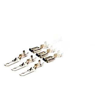 QK Series White Connectors Complete Kit 3 circuit