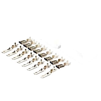 QK Series White Connectors Complete Kit 8 circuit