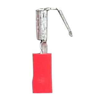 Crimp Terminal Piggyback Male Female 6.4mmx0.8mm Insulated Red Pkt 100
