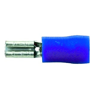 Crimp Terminal Female Blade 2.8mm x 0.5mm Insulated Blue Pkt 100