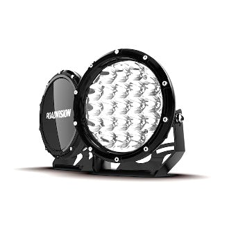 LED Driving Light Set 7in DLE 11-32V 21x5W 105W 7200lm IP68 Spot Beam + Covers Pair Lights