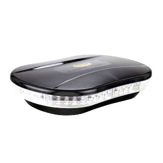 LED Light Bar Micro Revolver 10-30V Red Single Bolt Mount 20W 10 Function SAE Class 1