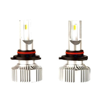 LED Headlamp Conversion Kit V2 10-30V H10 18W 5700K +140% More Light + 12V T10 LED