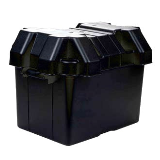 Plastic Battery Box Suits Large Battery Includes Lid and Strap 325x185x200mm