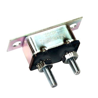 Circuit Breaker Metal 12V 25A Automatic Reset Type I Straight Bracket