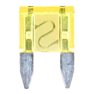 Mini Blade Fuse 20A Yellow 10 Pack