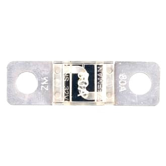 Midi Bolt Down Fuse 80A White 2 Pack 5.5mm Bolt Hole