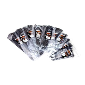 Nylon Cable Tie Kit Black Heavy Duty 1000pcs