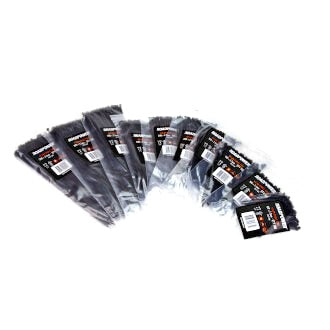 Nylon Cable Tie Kit Black Standard Duty 1000pcs