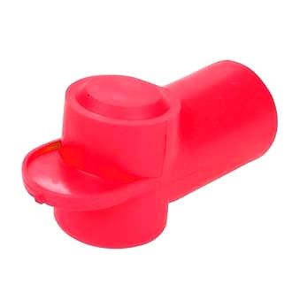 Insulator Terminal Cover Red 3 - 6mm Cable 12mm Ring Flat Top Standard Profile & Length
