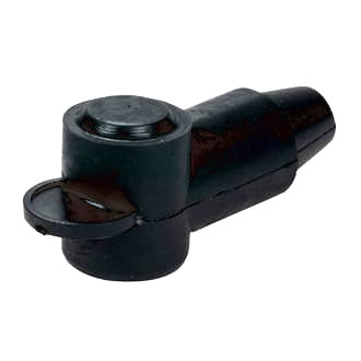 Insulator Terminal Cover Black 8 - 2 B&S 14mm Ring Flat Top Standard Profile & Length