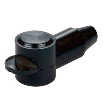 Insulator Terminal Cover Black 8 - 2 B&S 16mm Ring Flat Top Standard Profile & Length