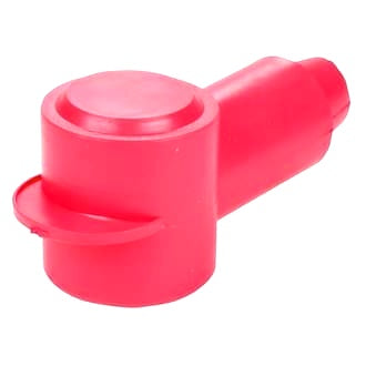 Insulator Terminal Cover Red 2 - 00 B&S 28mm Ring Flat Top Standard Profile & Length