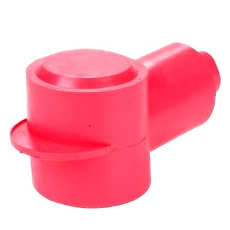 Insulator Terminal Cover Red 2 - 00 B&S 32mm Ring Flat Top Top Standard Profile & Length