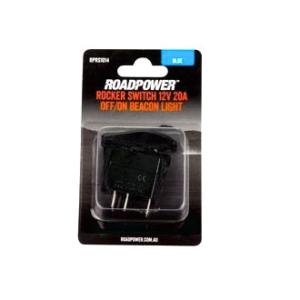 Switch Rocker 12V 20A 24V 10A OFF/ON SPST Beacon Light Symbol Blue Illumination