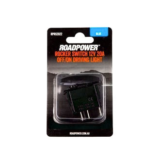 Switch Rocker 12V 20A 24V 10A OFF/ON SPST Driving Light Symbol Blue Illumination